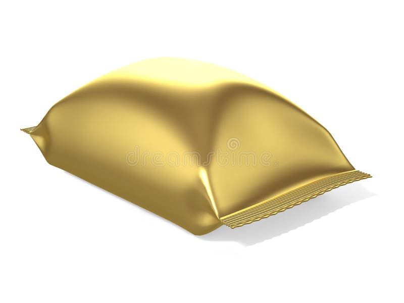 3D ilustracja czekoladowy cukierek w złotym opakunku ilustracja wektor 3D ilustracja czekoladowy cukierek w złotym opakunku ilustracja wektor
