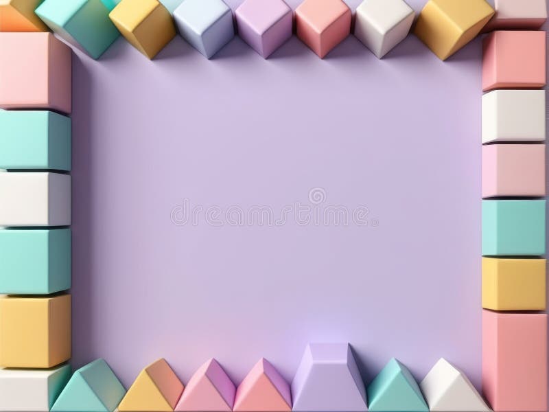 3d image of abstract geometric shapes background for your product display. royalty free illustration