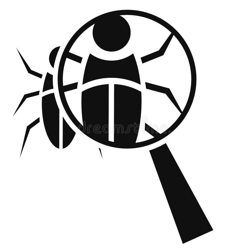 3d Image of Black and White Optics Logo on a White Background Stock