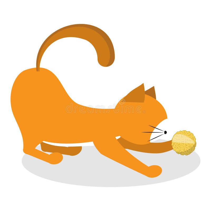 Funny playful cat icon, isometric style 15688510 Vector Art at