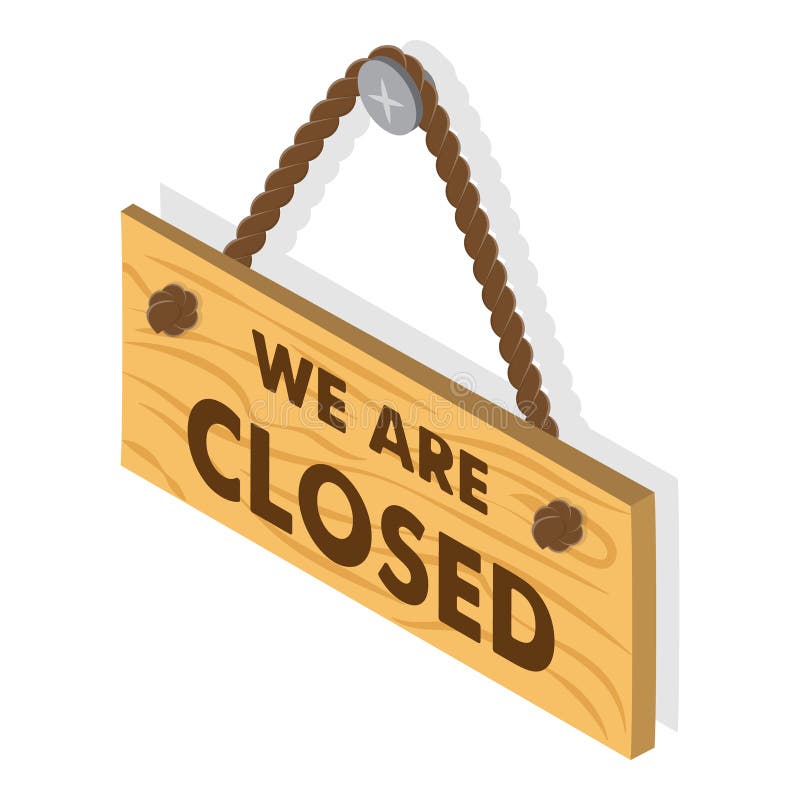 3D Isometric Flat Vector Set of Signboards. Item 3 stock illustration