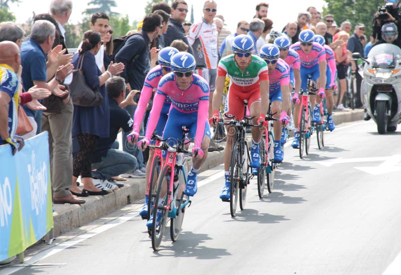 Stage 4th of Giro di Italia - Verona ITALY - TEAM TIME TRIAL - 9th may 2012 -. Stage 4th of Giro di Italia - Verona ITALY - TEAM TIME TRIAL - 9th may 2012 -