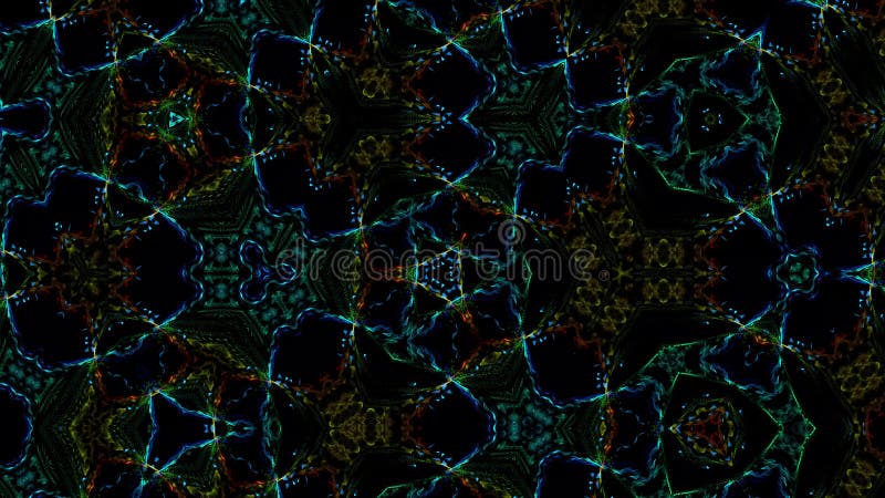 3d kaleidoscop abstract fundal de transă psihedelică trippy art pentru a deschide al treilea ochi cu energie vizuală. vector illustration