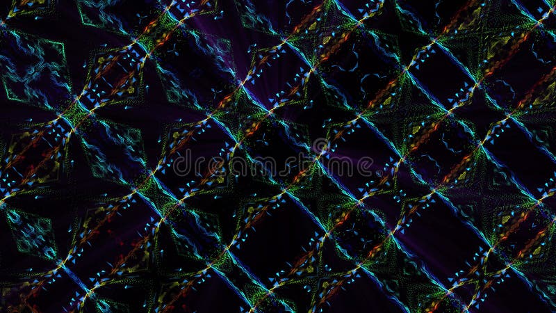 3d kaleidoscop abstract fundal de transă psihedelică trippy art pentru a deschide al treilea ochi cu energie vizuală. vector illustration