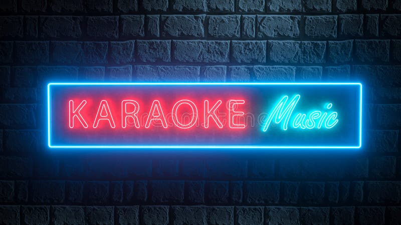 3d Karaoke Music Neon Sign For Music Bars Karaoke Night Clubs Party Illuminated Karaoke 