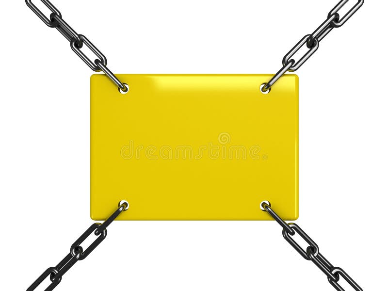 3D Label - place for an inscription vector illustration