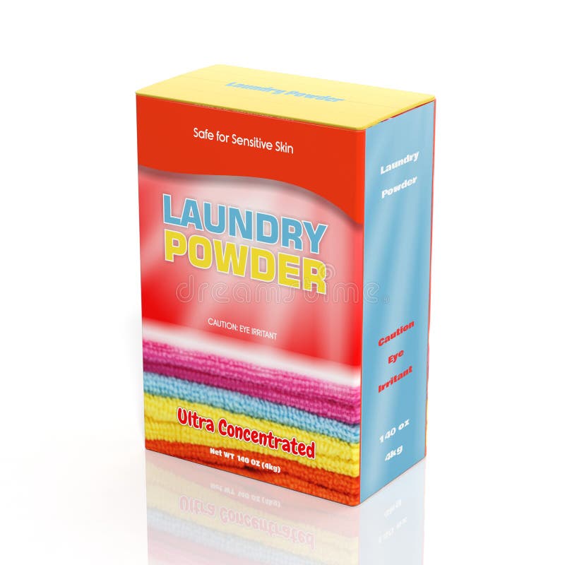 Laundry Powder Box Stock Illustrations 799 Laundry Powder Box Stock