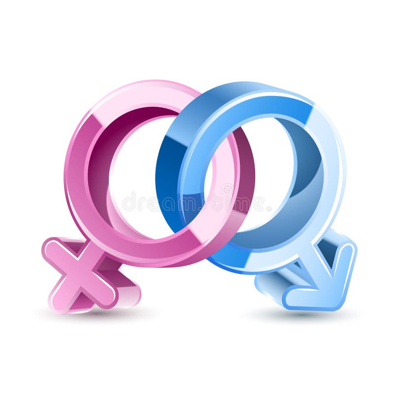 3d Male Female Symbol Stock Vector Image Of Background 36110238