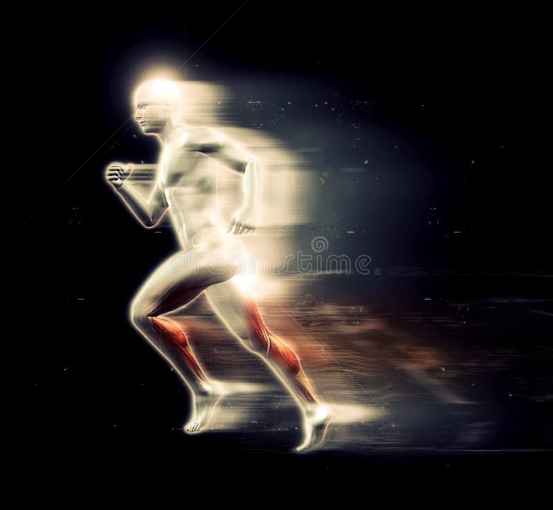 Человек бежит в космосе. Энергетик с бегущим человеком. Эффект скорости персонажа. Фон блокбастера Суперскорость. Human speed
