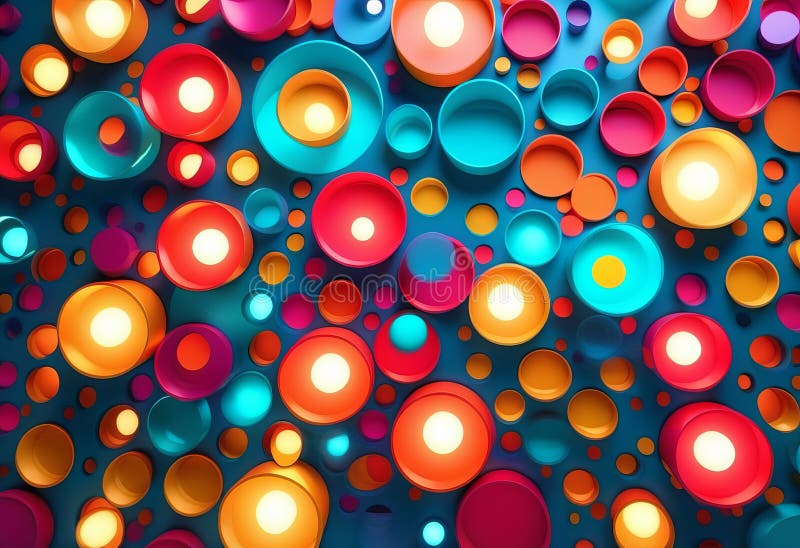 3d manual făcând fundalul abstract circular abstract vector illustration