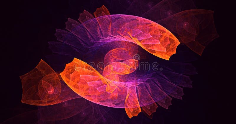 3d făcând ca tehnologia abstractă multicolor să fie fundal de lumină fractală și tapet. filtru abstract multicolor pentru Photosho royalty free illustration