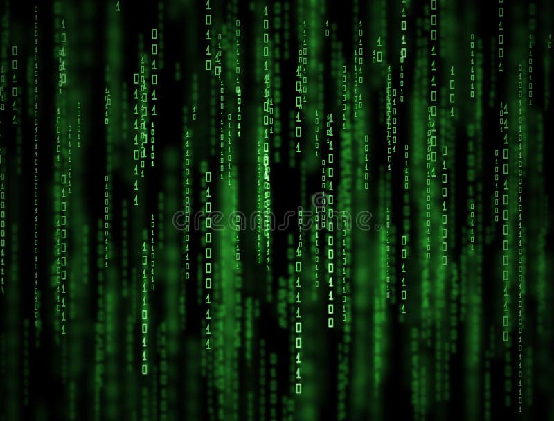 3D Matrix Background