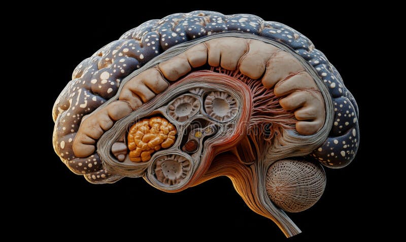 3D Model of the Hypothalamus in the Brain, Showing Its Connection To ...