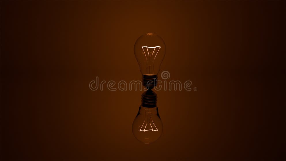 3D Model of Incandescent Light Bulb