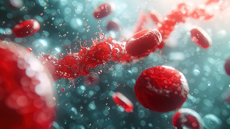 3D model showcases cholesterol molecules in the bloodstream, highlighting their impact on car. AI generated. 3D model showcases cholesterol molecules in the bloodstream, highlighting their impact on car. AI generated