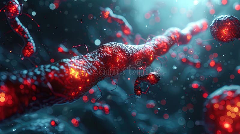 3D model showcases cholesterol molecules in the bloodstream, highlighting their impact on cardio. AI generated. 3D model showcases cholesterol molecules in the bloodstream, highlighting their impact on cardio. AI generated