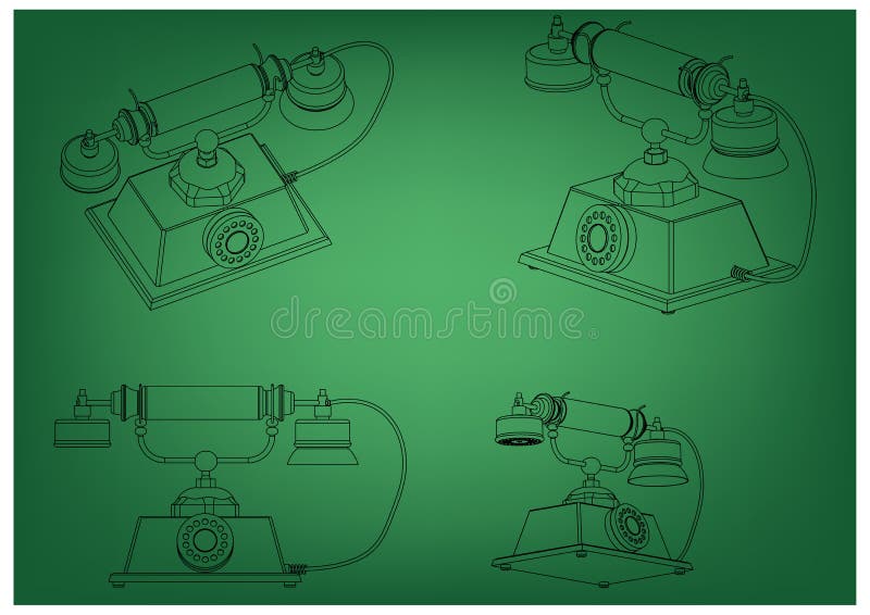 3d model van telefoon stock illustratie 3d model van telefoon stock illustratie