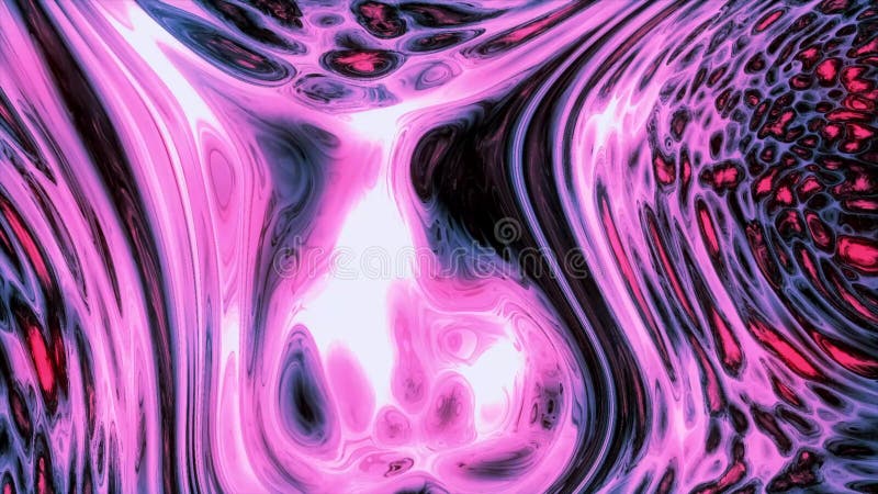 3D multi-colored liquid moves and shimmers. Motion. Thick liquid moves and shimmers with colors. Plasma liquid with vector illustration