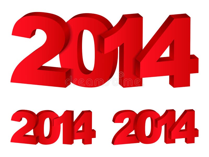 Как выглядит 2014 год Neues Jahr 2014 stock abbildung. Illustration von konzept 33872983