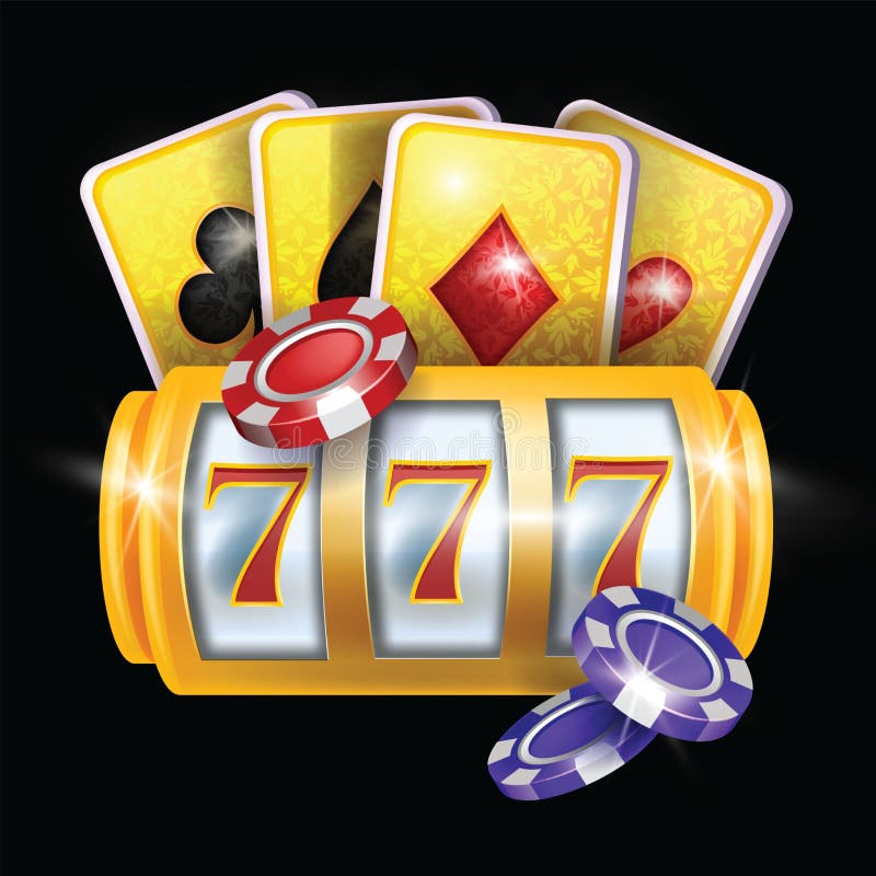 Set vector isolated bonus number for online casino. Gold reward