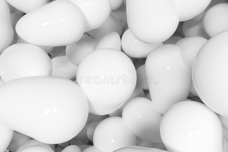 3d organic shapes white and light grey background. vector illustration 3d organic shapes white and light grey background. vector illustration