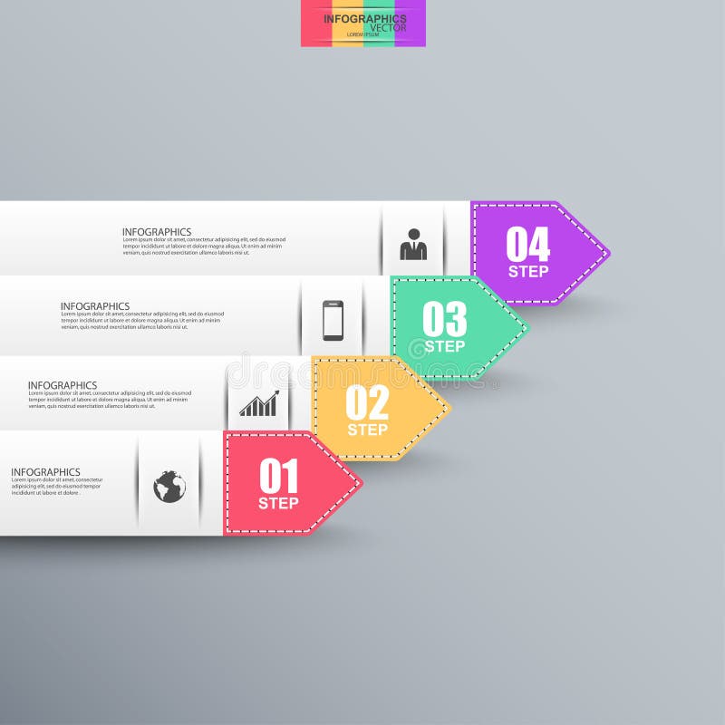 3D papel abstracto Infographic libre illustration 3D papel abstracto Infographic libre illustration