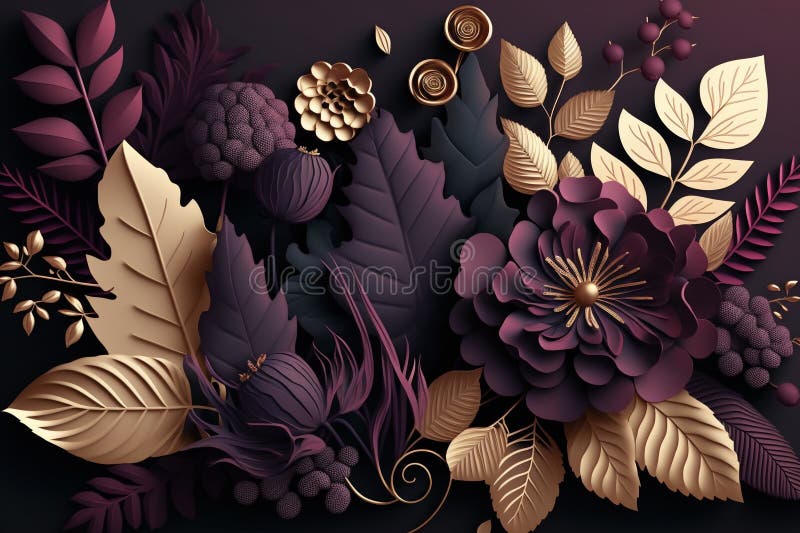 Dark Floral Background Royalty-Free Images, Stock Photos & Pictures