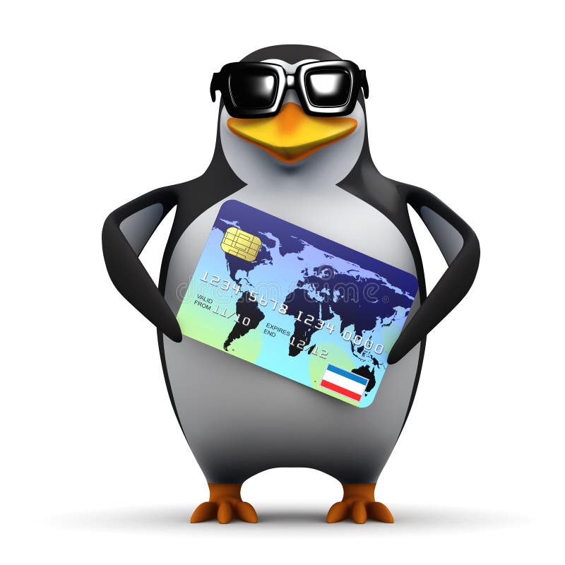 Пингвин в очках рисунок