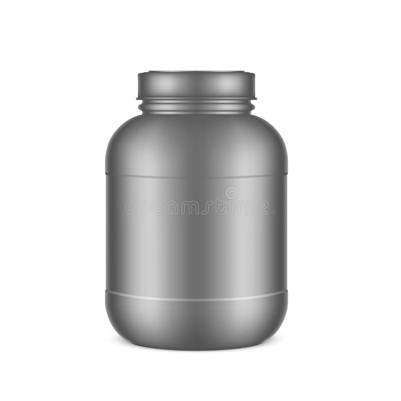 Empty protein powder container Stock Photo by ©michaklootwijk 69383153