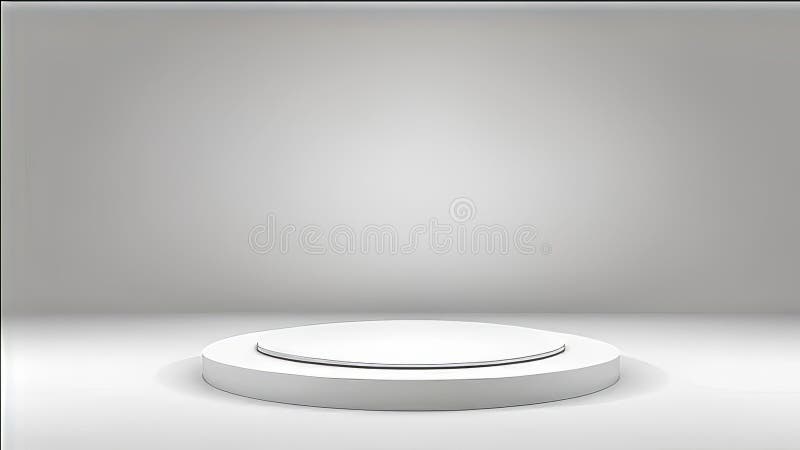 Fundal podium 3d. cameră de fundal Podium 3d. spațiu de afișare modern. vector illustration