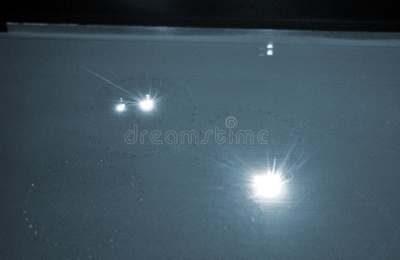 3D printer prints object from metal powder stock photos