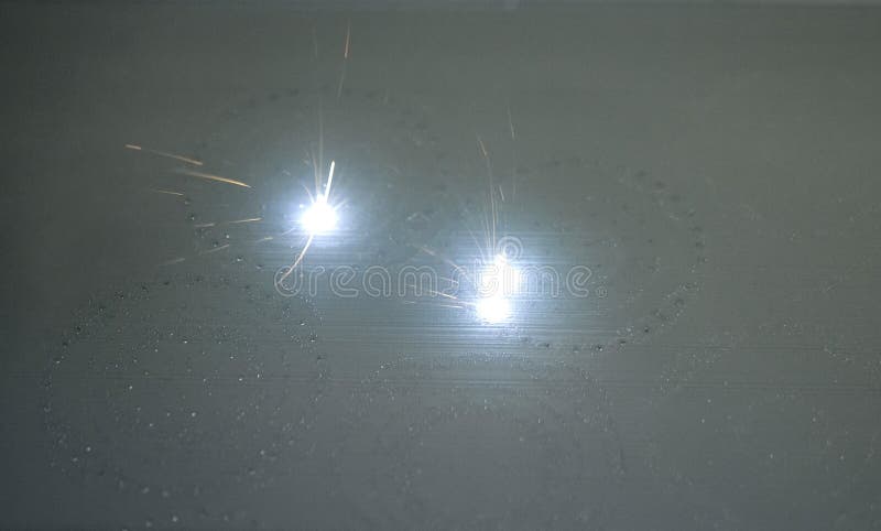 3D printer prints object from metal powder. royalty free stock images