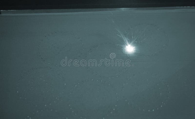 3D printer prints object from metal powder. royalty free stock images