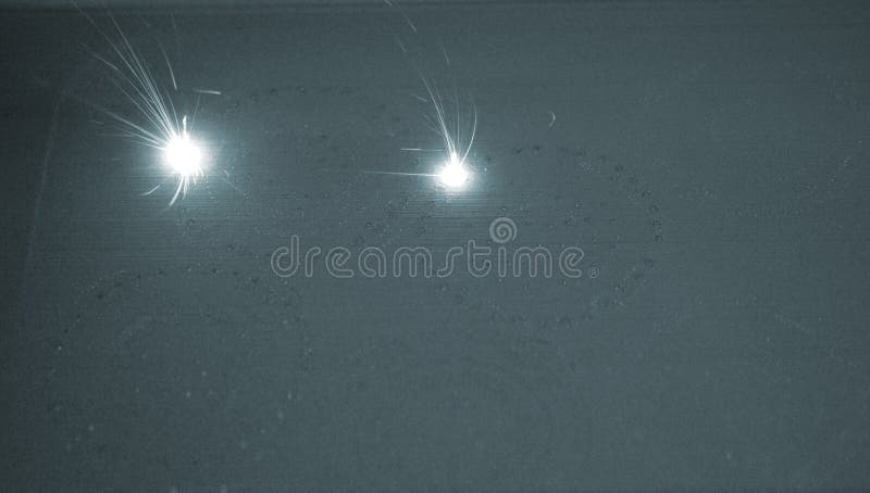 3D printer prints object from metal powder. royalty free stock images