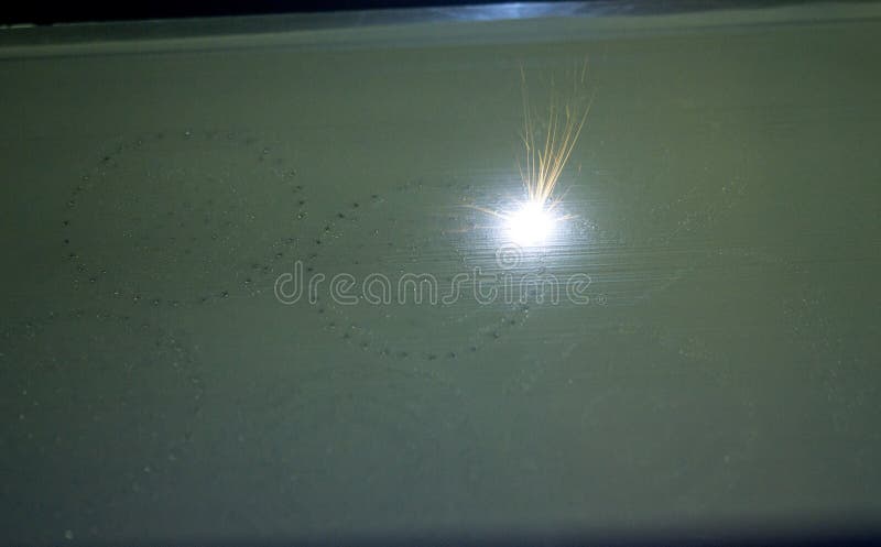 3D printer prints object from metal powder. royalty free stock photography