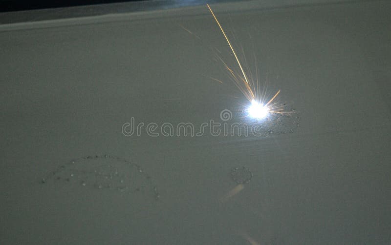 3D printer prints object from metal powder. royalty free stock photo