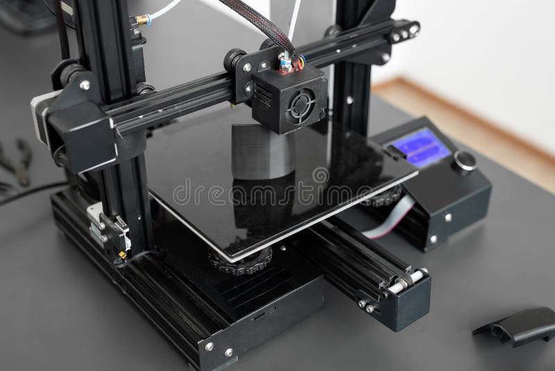 3D Printing Machine Operation in the Laboratory. Stock Photo Image of