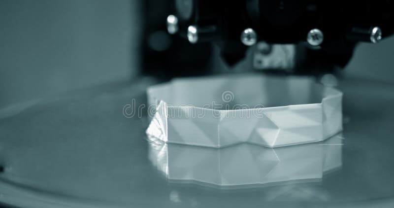 3d printing printer close-up model abstract close-up. royalty free stock images
