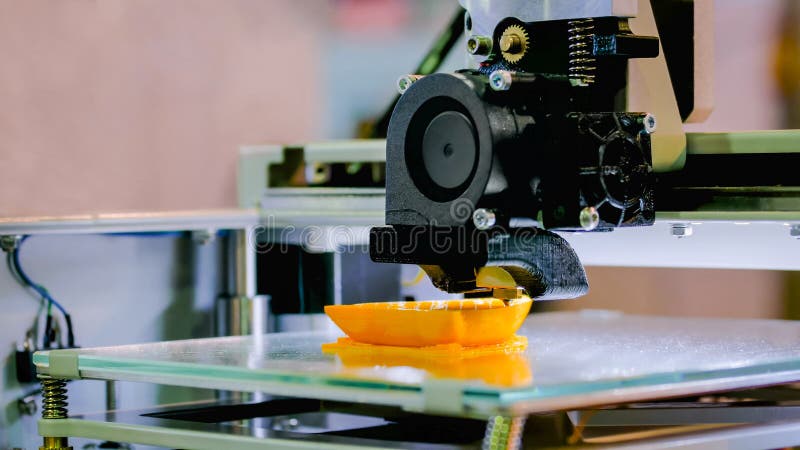 3D Printing Technology Concept Stock Image - Image of electronics
