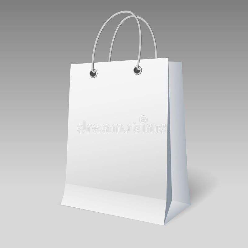 3d Realistic Empty Shopping Bag for Your Design Stock Vector ...