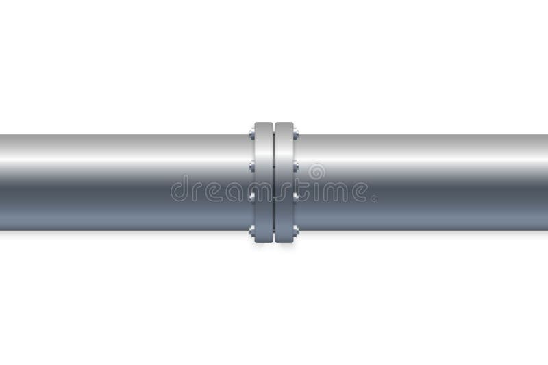 Set of Realistic Pipe Stack Steel Metal Isolated or Metal Pipes ...