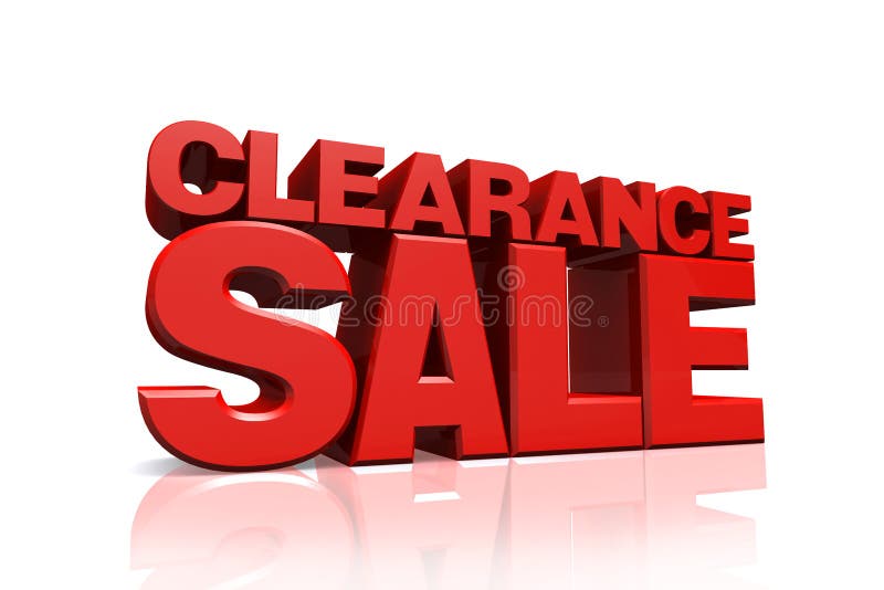 https://thumbs.dreamstime.com/b/d-red-text-clearance-sale-white-background-reflection-43085867.jpg