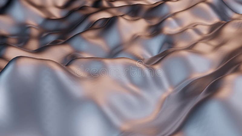 3d redarea formelor plutitoare argintii care formează un fundal mozaic vector illustration
