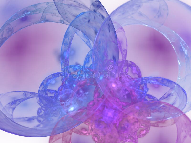 3D rendant le fond abstrait avec le tore et les bulles illustration libre de droits 3D rendant le fond abstrait avec le tore et les bulles illustration libre de droits