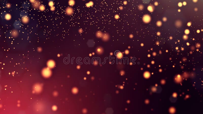 3d rendent des particules lumineuses comme fond de la science-fiction ou fond abstrait moderne des particules avec la profondeur illustration libre de droits