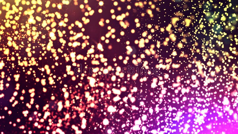 3d rendent des particules lumineuses comme fond de la science-fiction ou fond abstrait moderne des particules avec la profondeur illustration stock