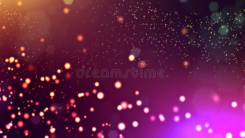 3d rendent des particules lumineuses comme fond de la science-fiction ou fond abstrait moderne de gradient des particules avec illustration libre de droits