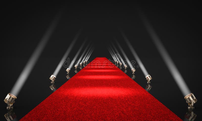 Tapis Rouge. Événement, Entrée, Prestige. Concept De Tapis Rouge