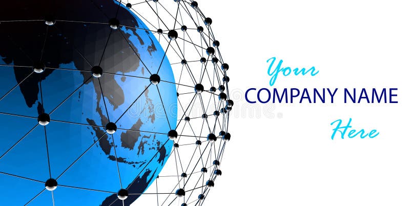 3d render of abstract network royalty free stock images