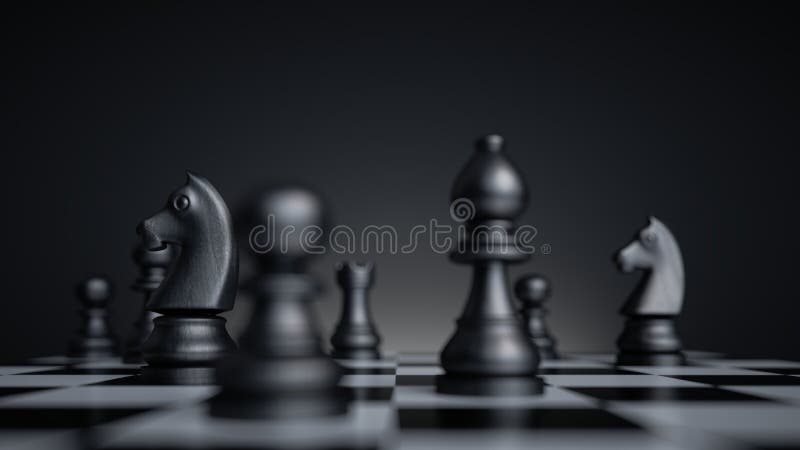 The Position Of The Various Pieces On A Chess Board Background, Black,  Game, Table Setting Background Image And Wallpaper for Free Download